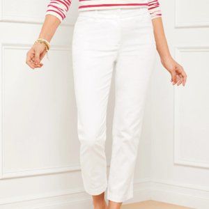Talbots Stretch Twill Crop Pants Simply Flattering